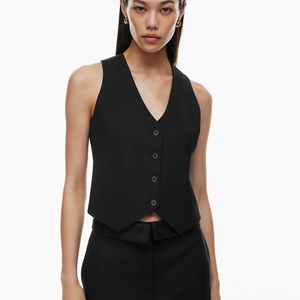 Aritzia Babaton Deniro Vest in Black
